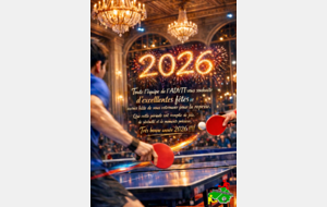 Très bonne année 2026 à toutes et tous !