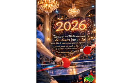 Très bonne année 2026 à toutes et tous !